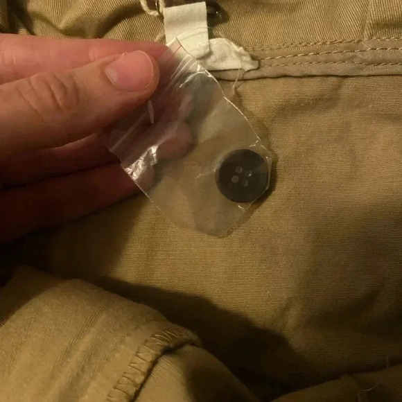 Blu Pepper Khaki Paperbag Styled Skirt Sz. Large - Picture 3 of 3